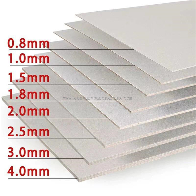 Duplex Grey Chipboard Paper Laminated Thick Grey Board