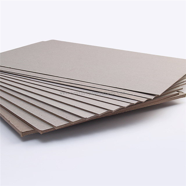 China 1200g Paper Grey Cardboard Hard Cardboard Grey Chipboard Factory Supply