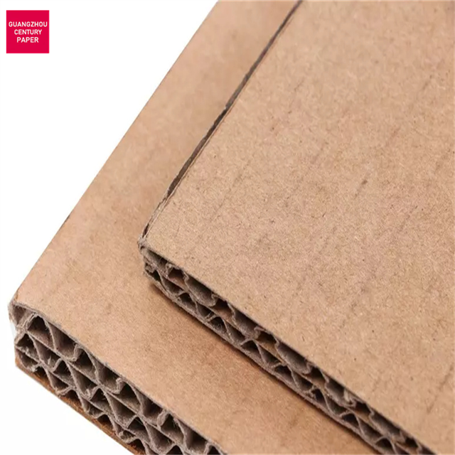 Paper craft corrugated cardboard sheet for box package