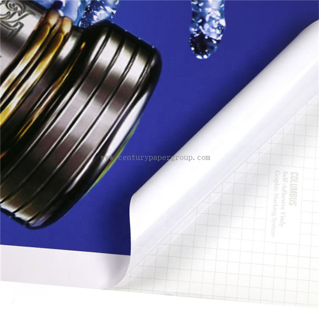 Clear Semi-Removable Glue Pigment Ink Printable Vinyl Full Body Sticker Self Adhesive Vinyl 80120 Glossy