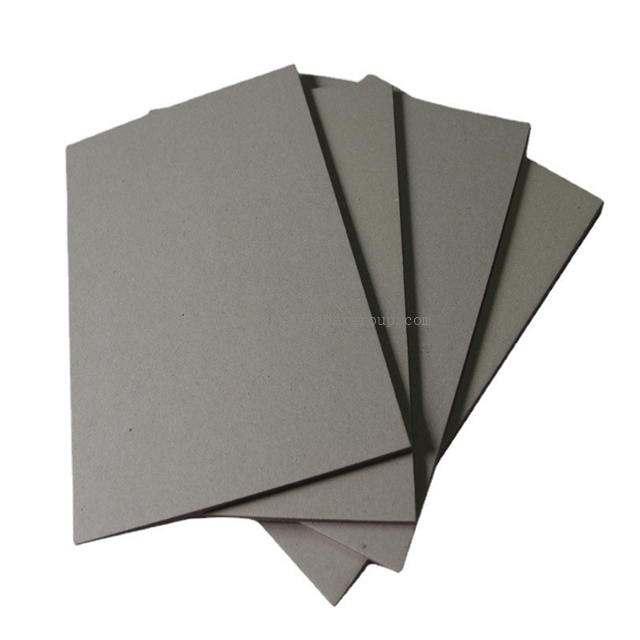 Mixed Pulp Laminated Grey Chipboard Paper Sheets For Calendar Eco