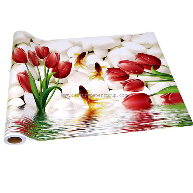 Eco Solvent Glossy Inkjet Printing 1.52*30m Self Adhesive Vinyl for Advertising