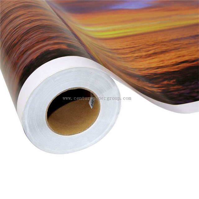 Solvent Eco-Solvent Printing Self Adhesive Vinyl White Color 1.52*50m