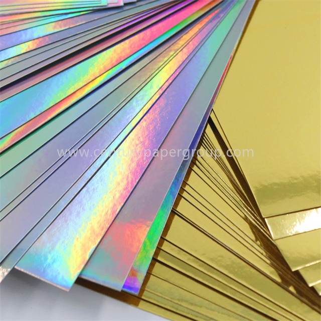 Factory in Stock Supply Color Gold and Silver Card Paper Multicolor Cardboard 