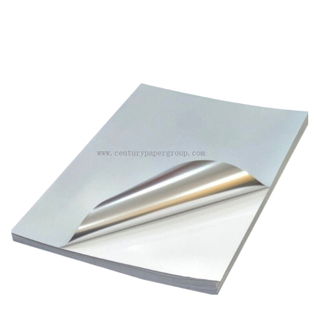 180GSM Gloss (WHITE BOTTOM) Self Adhesive Sticker Paper