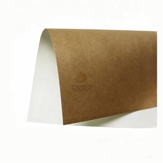 China 350g White Coated Kraft Back Board for Cake Box Making
