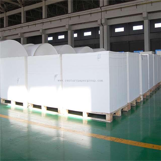 Woodfree Printing White Sheets Rolls Offset Paper with 60 70 GSM 80GSM 80g for Copy Book