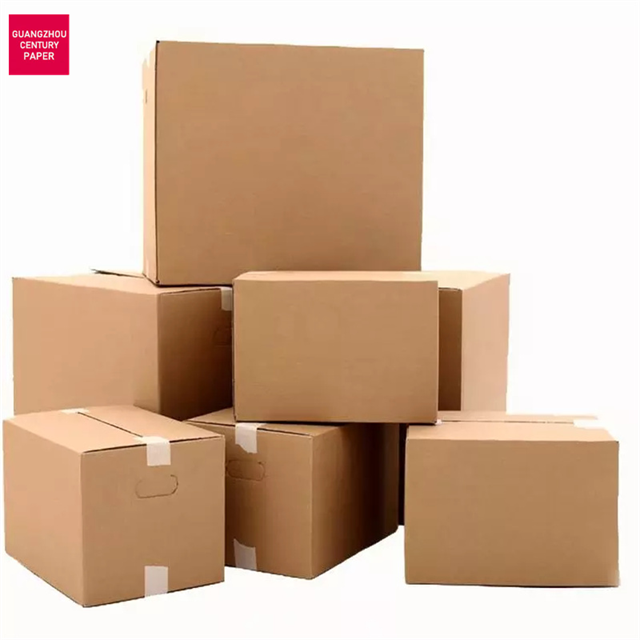 High quality durable kraft paper corrugated board for packaging mail shipping box custom wholesale