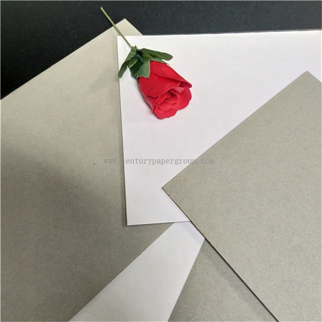 Fbb Hansol Paper White Coated Grey Back Duplex Board in Sheet