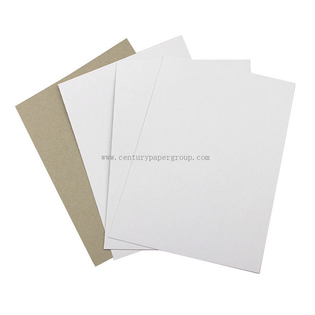 White Coated Duplex Board Grey Back 250GSM to 500GSM Cardboard Duplex Paperboard