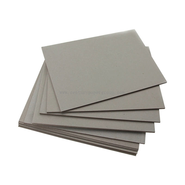0.3 to 3.5mm 250gsm to 2500GSM Gray Chipboard Duplex Laminated Grey Board